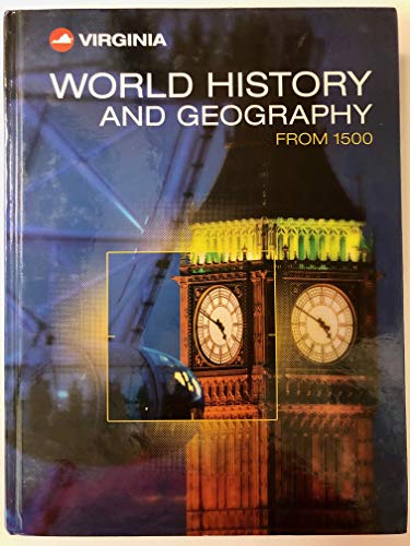 Stock image for World History And Geography From 1500. Virginia Ed., From 1500 ; 9780328944705 ; 032894470X for sale by APlus Textbooks
