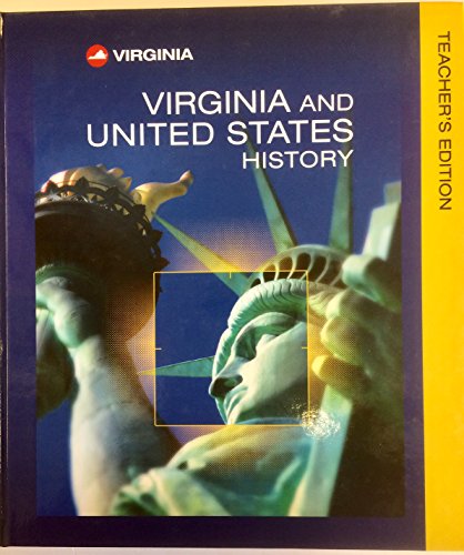 Imagen de archivo de Virginia and United States History, Teacher's Edition a la venta por ThriftBooks-Atlanta