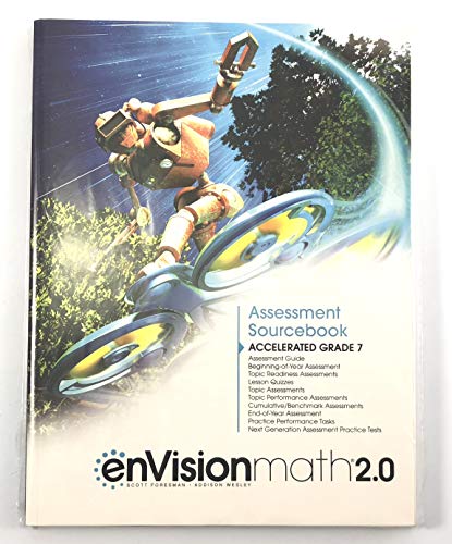 Imagen de archivo de Pearson Envision Math 2.0, Assessment Sourcebook, Accelerated Grade 7 ; 9780328950850 ; 0328950858 a la venta por APlus Textbooks