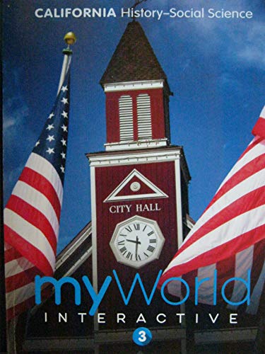 Beispielbild fr California History-Social Science myWorld Interactive 3 zum Verkauf von Books From California