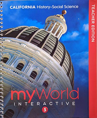 Stock image for Pearson California History-Social Science myWorld Interactive Grade 5 c. 2019 Teacher Edition, 9780328951758, 0328951757 for sale by BEST_TEXTBOOKS_DEALS