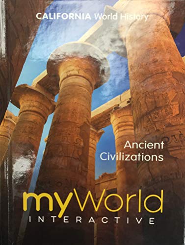 9780328958795: california world history, ancient civilization, my world interactive