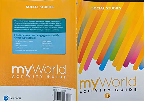Stock image for MY WORLD ACTIVITY GUIDE GRADE 1 SOCIAL STUDIES for sale by Better World Books