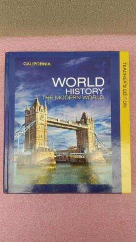 Stock image for World History The Modern World California Teacher's Edition for sale by Books From California