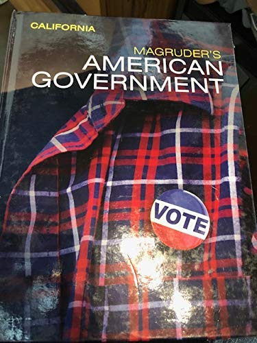 Stock image for Magruder's American Government - California for sale by Books Unplugged