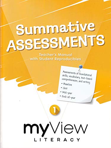 9780328990443: myView Literacy Summative Assessments Grade 1