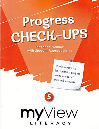 Imagen de archivo de myView Literacy Progress Check-Ups (Grade 5) a la venta por Booksaver4world