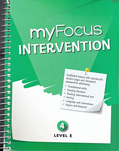 Imagen de archivo de myFocus Intervention (Teacher's Guide) Grade 4 Level E a la venta por Redux Books