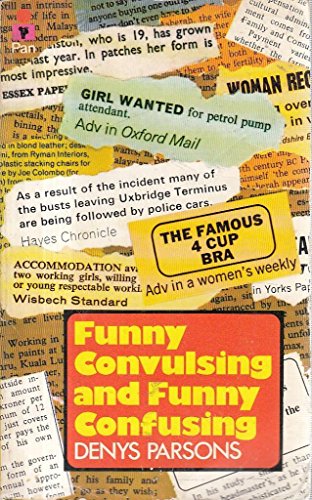 9780330027267: Funny convulsing and funny confusing - Parsons, Denys: 0330027263 - AbeBooks 9780330027267: Funny convulsing and funny confusing - Parsons, Denys: 0330027263 - AbeBooks