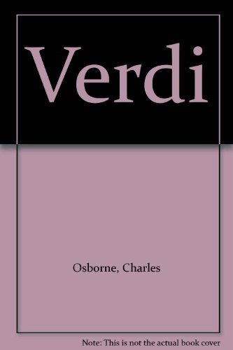 9780330237741: Verdi