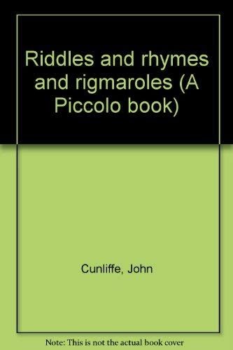 Stock image for Riddles and Rhymes and Rigmaroles for sale by Ryde Bookshop Ltd