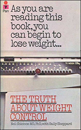 Imagen de archivo de The truth about weight control: how to lose weight permanently a la venta por 2Vbooks