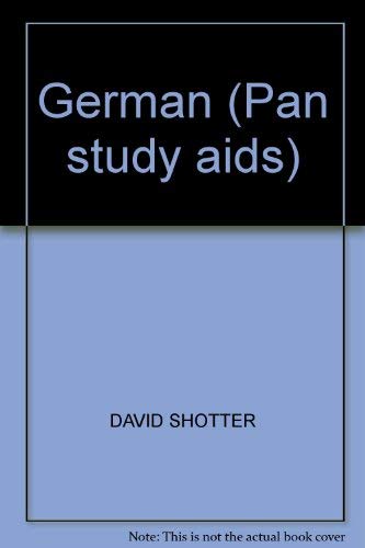 Imagen de archivo de German (Pan study aids) a la venta por Goldstone Books