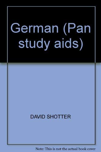 Stock image for German (Pan study aids) for sale by Goldstone Books