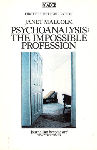 Imagen de archivo de Psychoanalysis: The Impossible Profession (Picador Books) a la venta por WorldofBooks