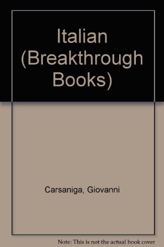 Stock image for Italian (Breakthrough Books) for sale by AwesomeBooks