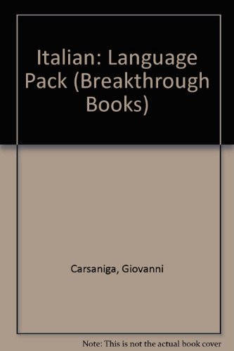 Stock image for Italian: Language Pack (Breakthrough Books) for sale by Aardvark Rare Books