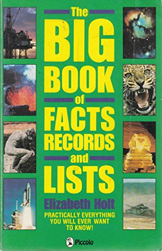 Imagen de archivo de The Big Book of Facts, Records and Lists (Piccolo Books) a la venta por WorldofBooks