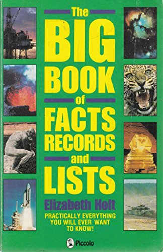 9780330295208: The Big Book of Facts, Records and Lists