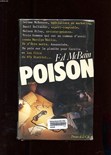 Beispielbild fr Poison (87th Precinct) zum Verkauf von Reuseabook