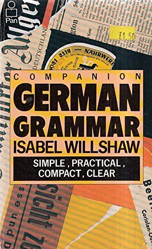 Stock image for Companion German Grammar for sale by WorldofBooks
