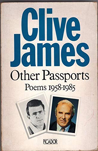 Beispielbild fr Other Passports : Poems 1958-85 zum Verkauf von Better World Books
