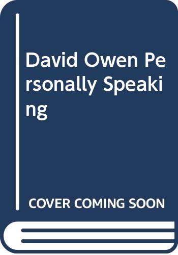 David Owen: Personally Speaking to Kenneth Harris (9780330306089) by Owen, David; Harris, Kenneth