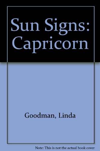 Beispielbild fr Capricorn (Sun Signs) zum Verkauf von WorldofBooks