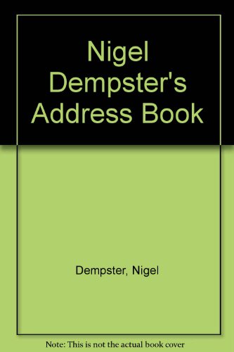 9780330316460: Nigel Dempster's Address Book