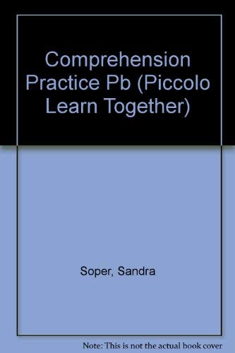 Stock image for Comprehension Practice: Meanings Of Words, Nouns And Verbs, Making Sense Of Sentences (Piccolo Learn Together) for sale by AwesomeBooks