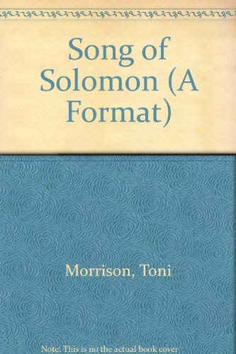 Beispielbild für Song of Solomon (A Format) zum Verkauf von medimops