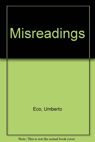 Imagen de archivo de Misreadings a la venta por Bookmans