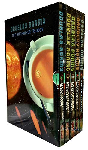 Beispielbild fr The Hitchhiker Trilogy: 5 Bnde (Picador): Guide to the Galaxy / The Restaurant at the End of the Universe / Life, the Universe and Everything / So Long, and Thanks for all the Fish / Mostly Harmless zum Verkauf von medimops