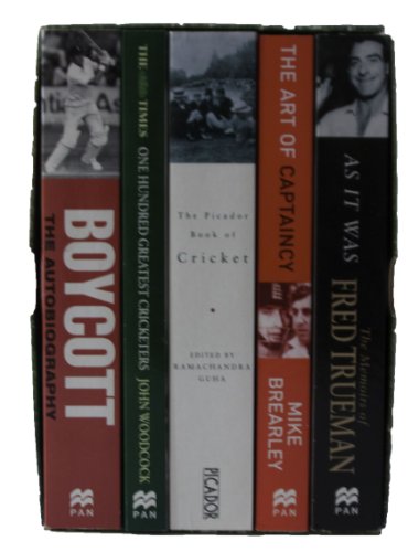 Stock image for HOWZAT---5 PAPERBACK CRICKET CLASSICS--Boycott The Autobiography , As it Was Fred TRUEMAN , The Art of Captaincy-Brearley , The Times One Hundred Greatest Crickieters , The Picador book of cricket for sale by Reuseabook