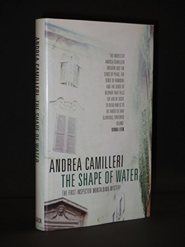 9780330492898: The Shape of Water: The First Thrilling Mystery in the Darkly Funny Sicilian Crime Series