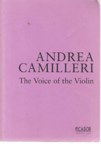 Imagen de archivo de The Voice of the Violin (Inspector Montalbano mysteries) a la venta por WorldofBooks