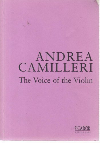 9780330492980: The Voice of the Violin (Inspector Montalbano mysteries)