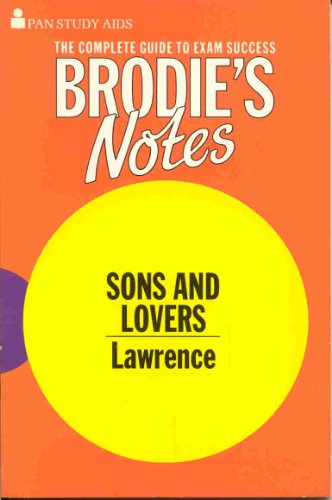 Stock image for Brodie's Notes on D.H.Lawrence's "Sons and Lovers" (Pan study aids) for sale by WorldofBooks