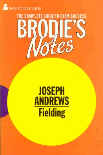 Beispielbild fr Joseph Andrews: Brodies Notes zum Verkauf von WorldofBooks