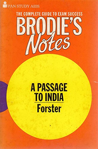 Beispielbild fr A Passage to India: Brodie's Notes zum Verkauf von AwesomeBooks