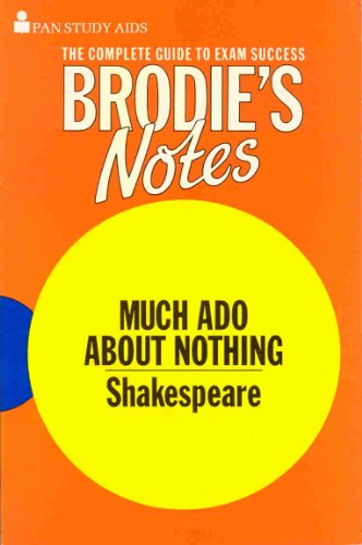 Beispielbild fr Brodie's Notes on William Shakespeare's "Much Ado About Nothing" zum Verkauf von WorldofBooks