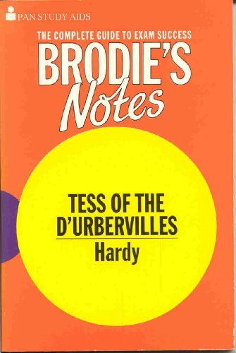 Beispielbild fr Brodie's Notes on Thomas Hardy's "Tess of the D'Urbervilles" (Pan study aids) zum Verkauf von WorldofBooks