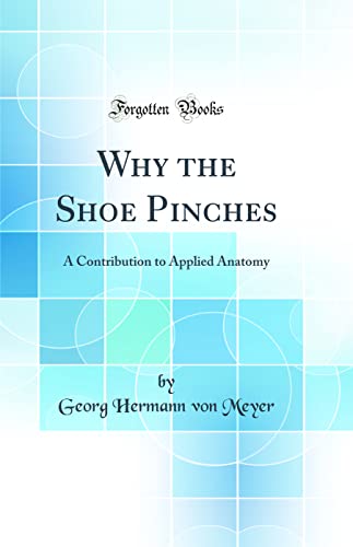 Imagen de archivo de Why the Shoe Pinches A Contribution to Applied Anatomy Classic Reprint a la venta por PBShop.store US