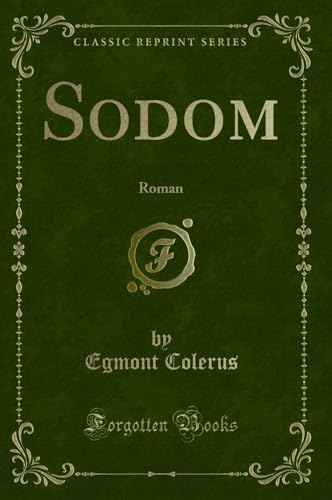 Stock image for Sodom Roman Classic Reprint for sale by PBShop.store US