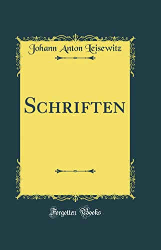 Stock image for Schriften (Classic Reprint) for sale by PBShop.store US