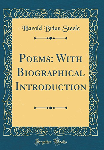 Stock image for Poems With Biographical Introduction Classic Reprint for sale by PBShop.store US