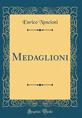 Imagen de archivo de Medaglioni Classic Reprint a la venta por PBShop.store US