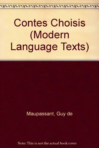 9780333006856: Contes Choisis (Modern Language Texts)