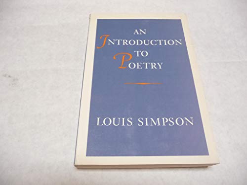 9780333007556: An introduction to poetry