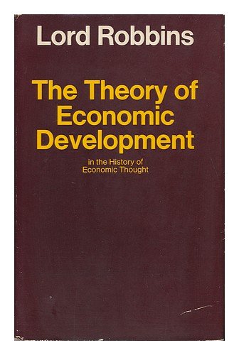 Imagen de archivo de The Theory Of Economic Development In The History Of Economic Thought a la venta por Better World Books